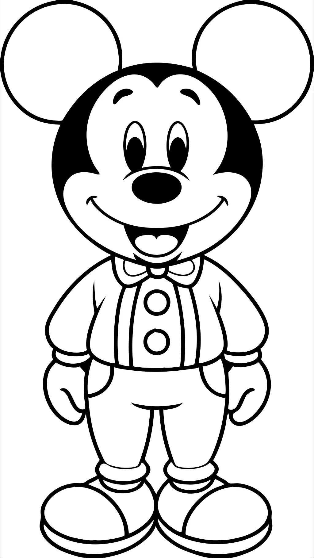 Páginas para colorear de Mickey Mouse para imprimir